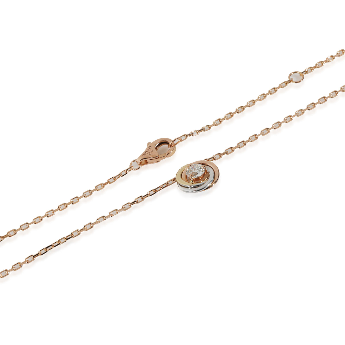 Trinity Pendant, 1 Diamond