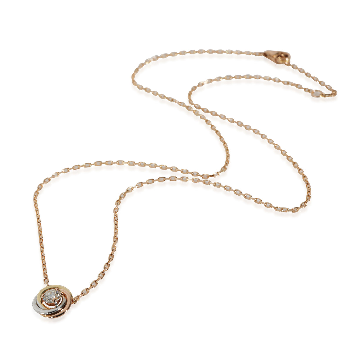 Trinity Pendant, 1 Diamond