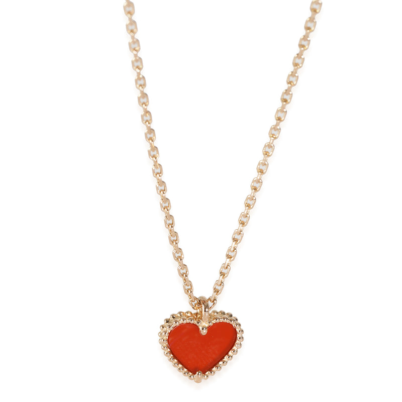 Sweet Hearts Pendant Necklace In 18K Rose Gold