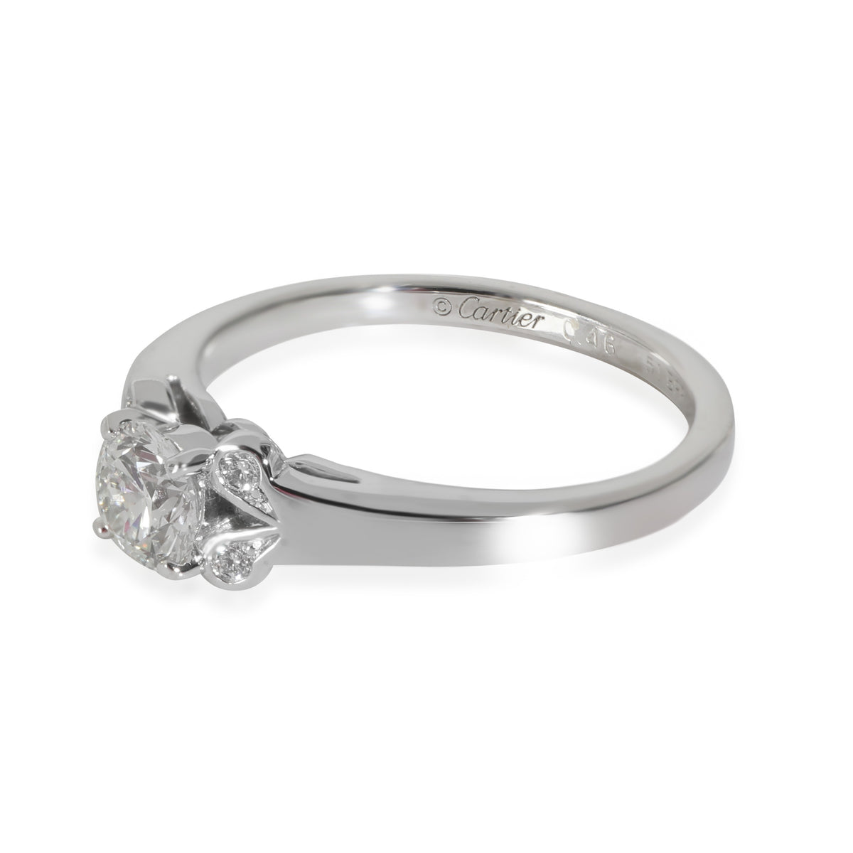 Ballerine Engagement Ring, .46 Ct. H VS1