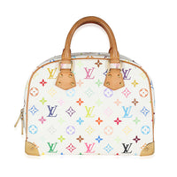 White Monogram Multicolore Canvas Trouville