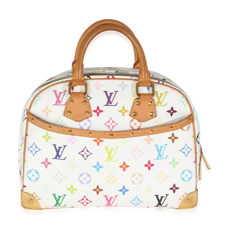 White Monogram Multicolore Canvas Trouville