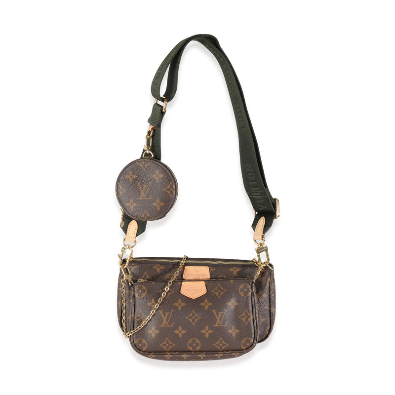 Khaki Monogram Canvas Multi Pochette Accessoires