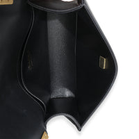 Black Quilted Calfskin Medium Boy Bag
