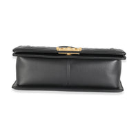 Black Quilted Calfskin Medium Boy Bag