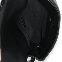 Black Quilted Lambskin Mini My Precious Pearls Flap Bag