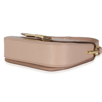Cipria Saffiano Lux Embleme Flap Shoulder Bag
