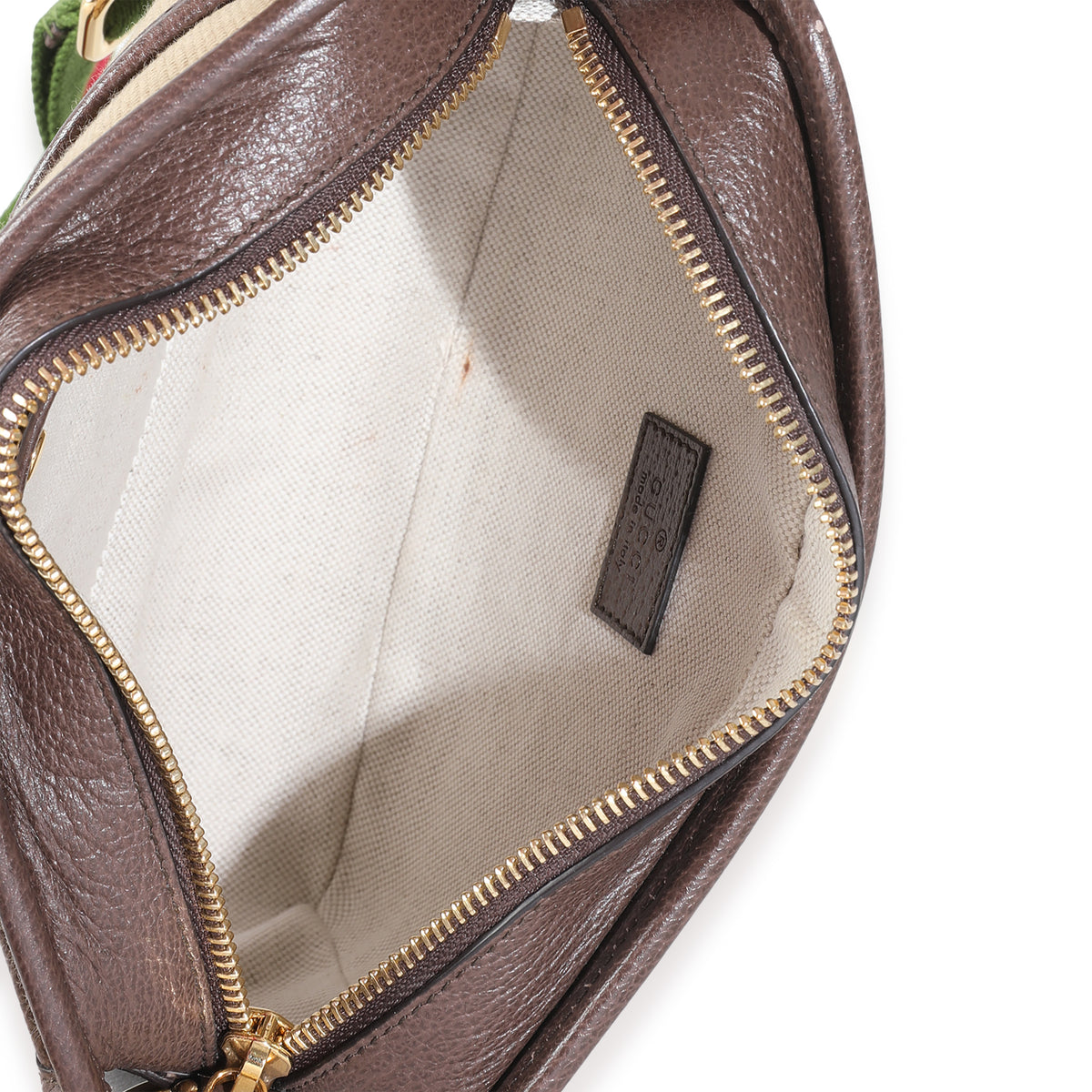 Dollar Calfskin Beige Jumbo GG Canvas Web Mini Crossbody Bag
