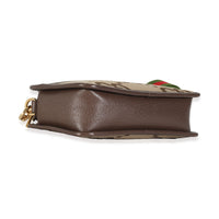 Dollar Calfskin Beige Jumbo GG Canvas Web Mini Crossbody Bag