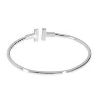 Tiffany T Diamond Bracelet in 18k White Gold 0.24 CTW