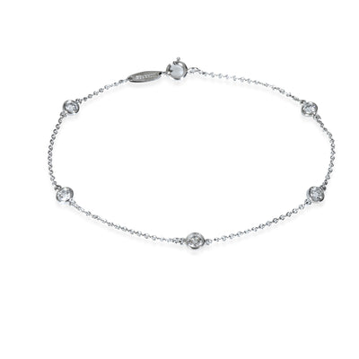 Elsa Peretti Diamond Bracelet in  Platinum 0.4 CTW