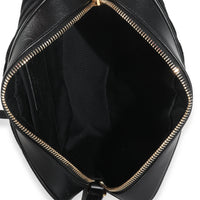 Black Suede Matelasse Monogram Lou Camera Bag