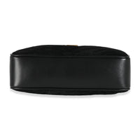 Black Suede Matelasse Monogram Lou Camera Bag