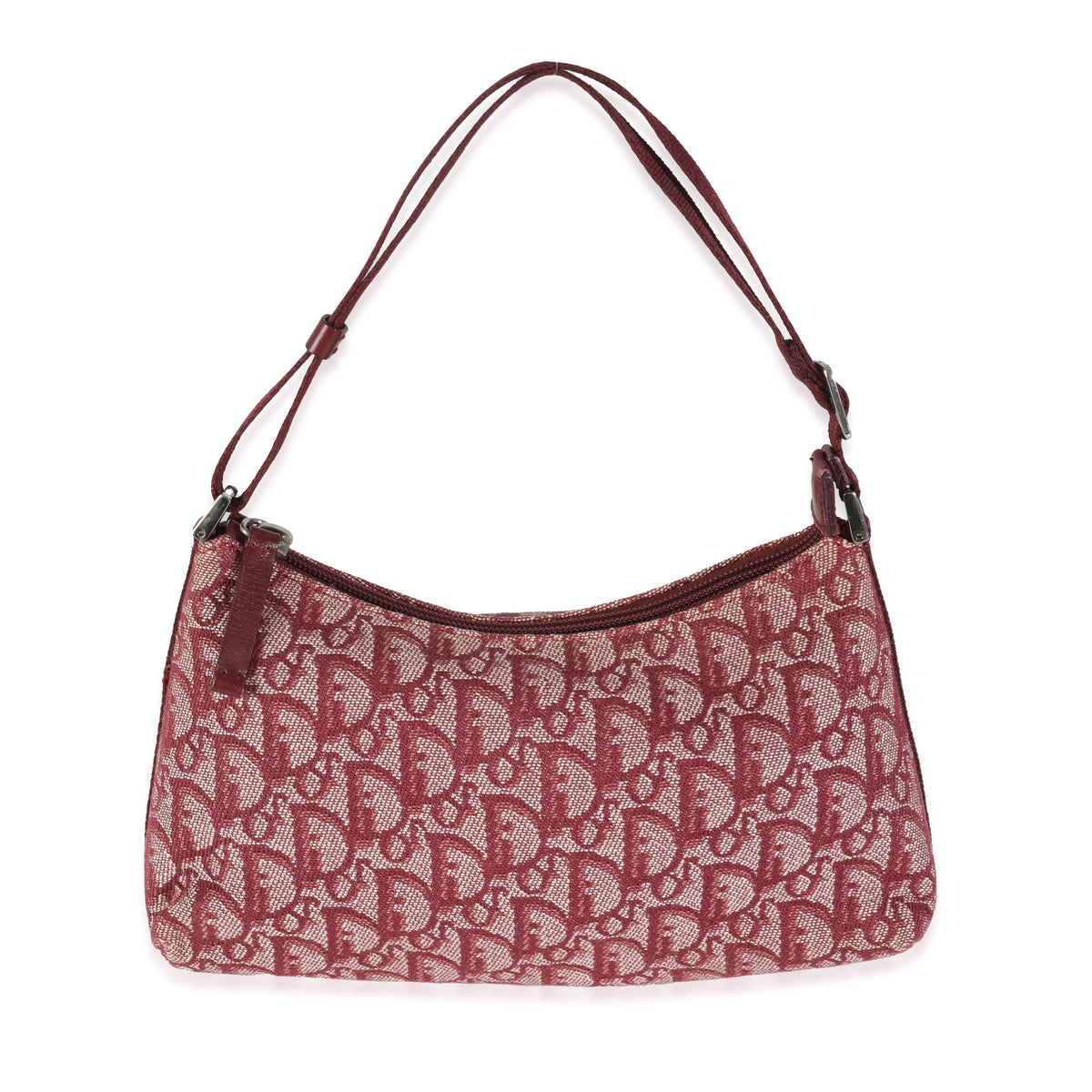 Burgundy Diorissimo Canvas Pochette