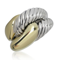 Labyrinth Ring in 14k Yellow Gold/Sterling Silver