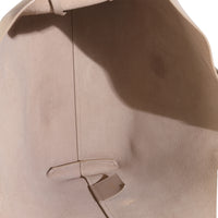 Dark Beige Calfskin Large Shopping Tote