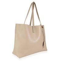 Dark Beige Calfskin Large Shopping Tote