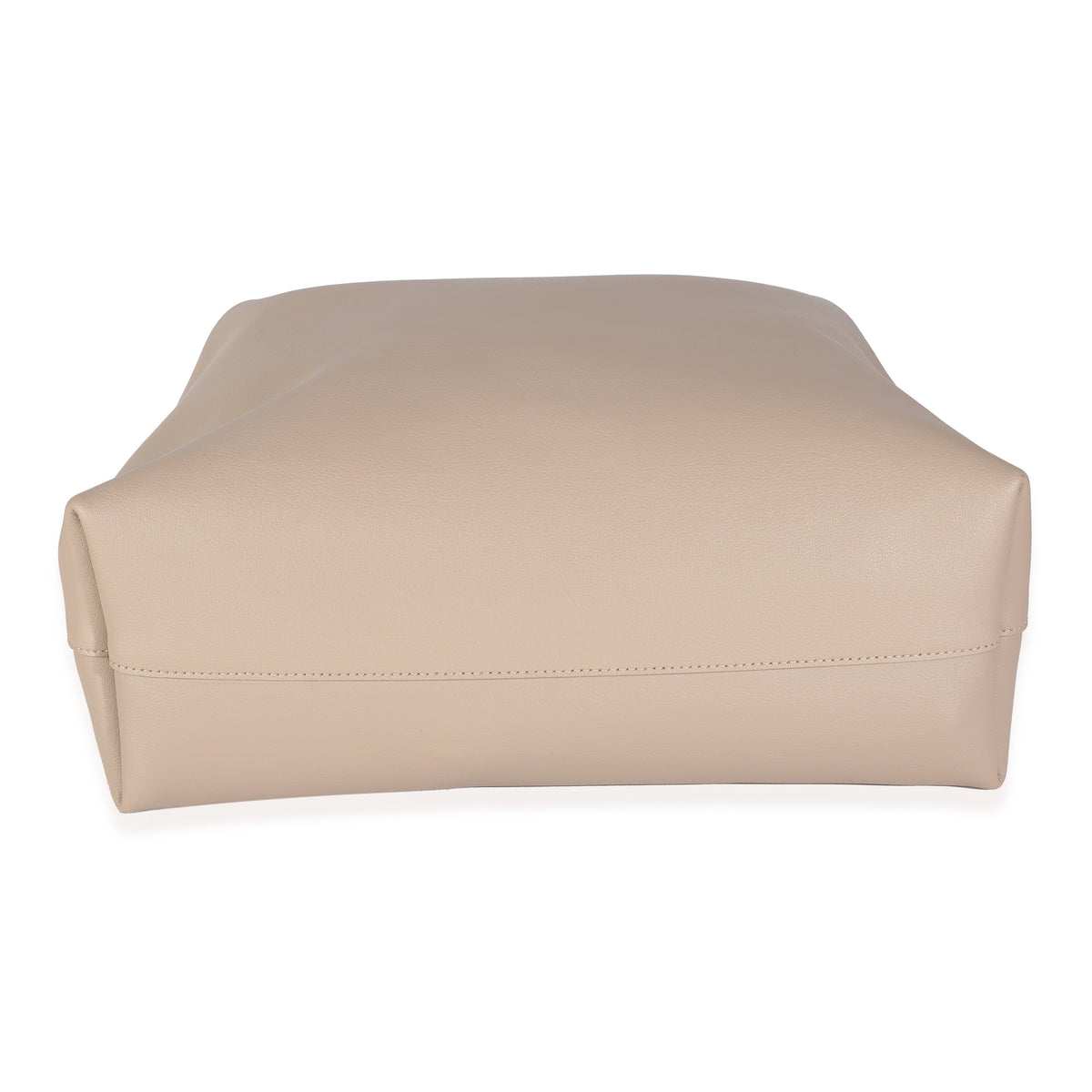 Dark Beige Calfskin Large Shopping Tote