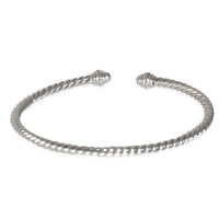 Cable Collection Diamond Bracelet in 18k White Gold 0.07 CTW