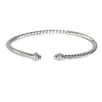 Cable Collection Diamond Bracelet in 18k White Gold 0.07 CTW