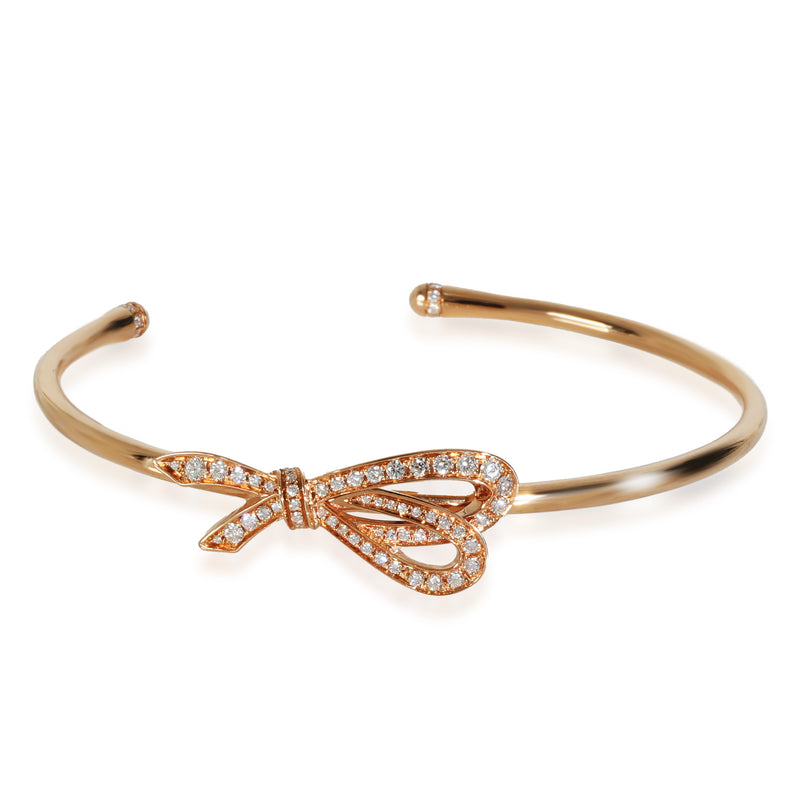 Tiffany & Co. Bow Bracelet in 18k Rose Gold 0.82 CTW fv