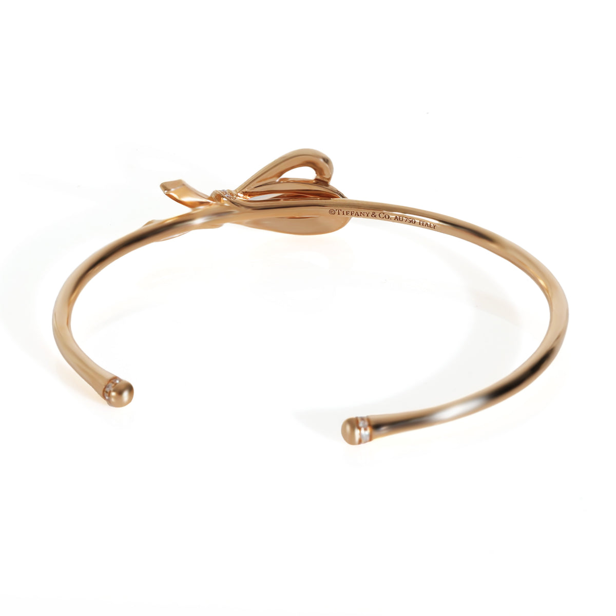 Tiffany & Co. Bow Bracelet in 18k Rose Gold 0.82 CTW bv