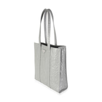 Slate Grey Nappa Small Antique Tote