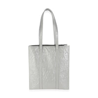 Slate Grey Nappa Small Antique Tote