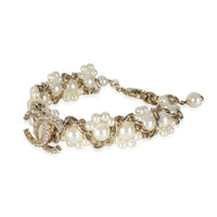2017 Pearl Woven Bracelet in  Gold Plated