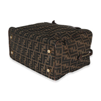 Tobacco Zucca Canvas Double Zip Boston Tote