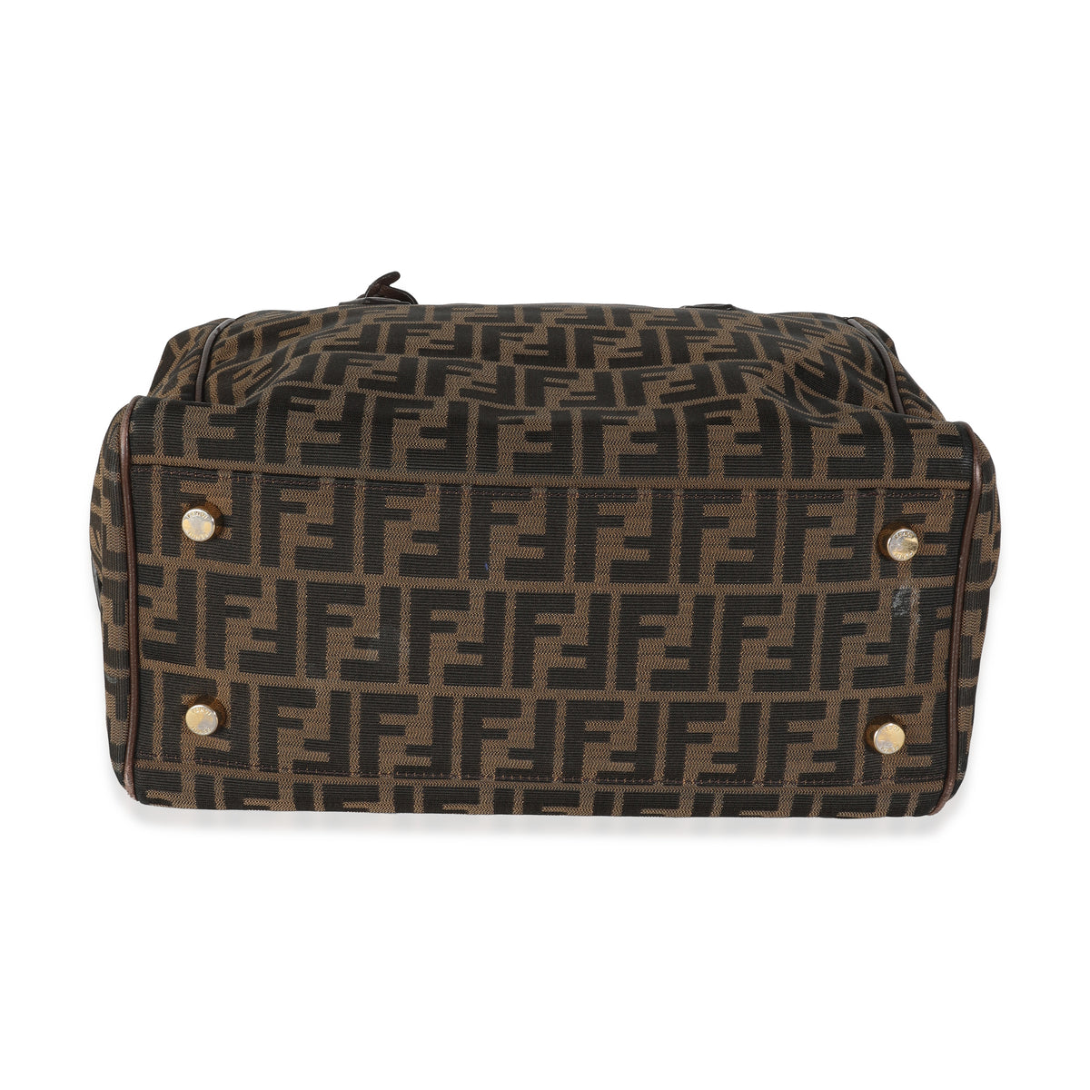 Tobacco Zucca Canvas Double Zip Boston Tote