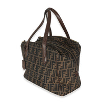 Tobacco Zucca Canvas Double Zip Boston Tote