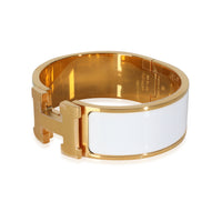 Hermes Clic Clac Bracelet In Blanco, PM