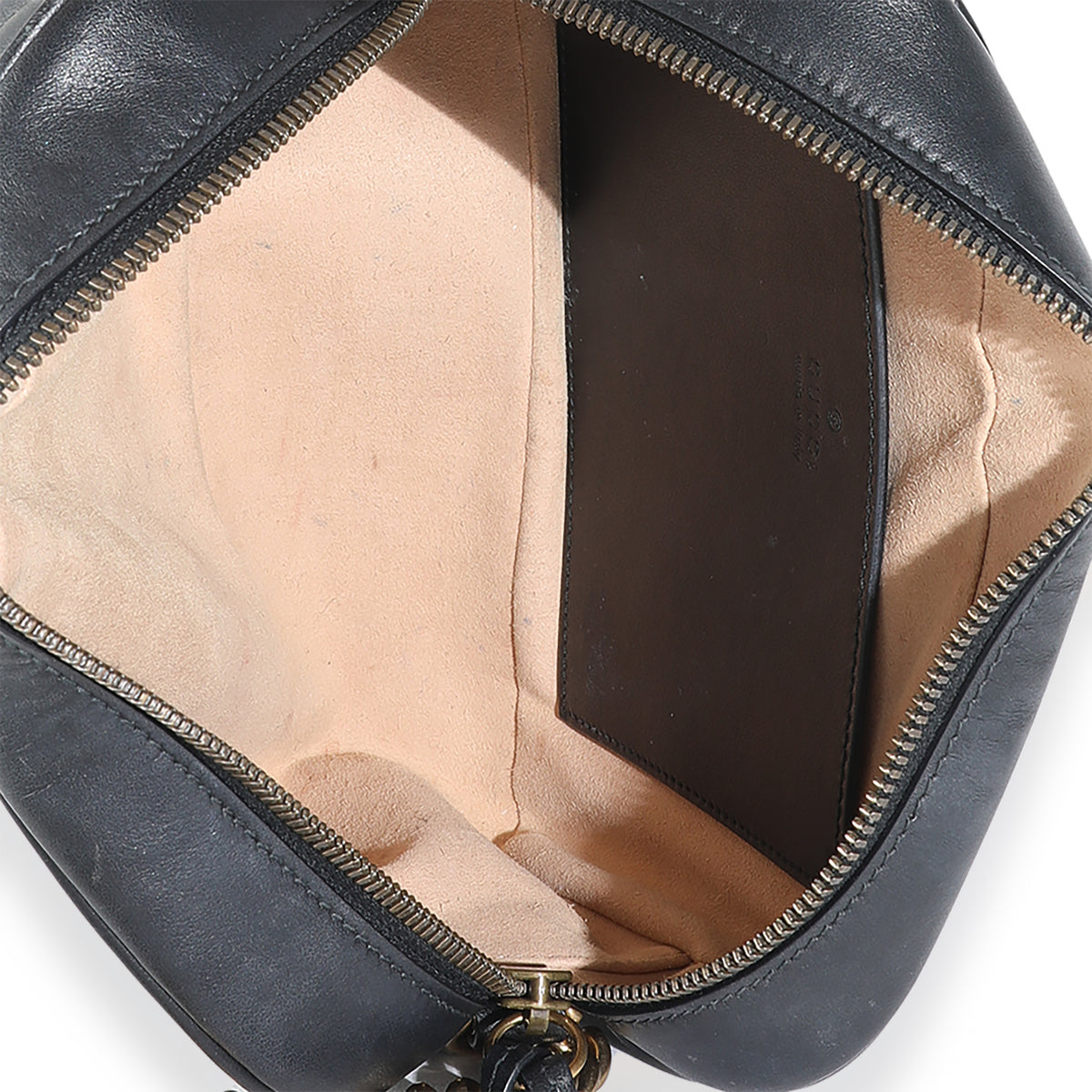 Black Matelasse Calfskin Small GG Marmont Shoulder Bag