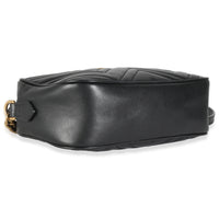 Black Matelasse Calfskin Small GG Marmont Shoulder Bag