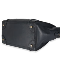 Navy Smooth Calfskin Micro Luggage