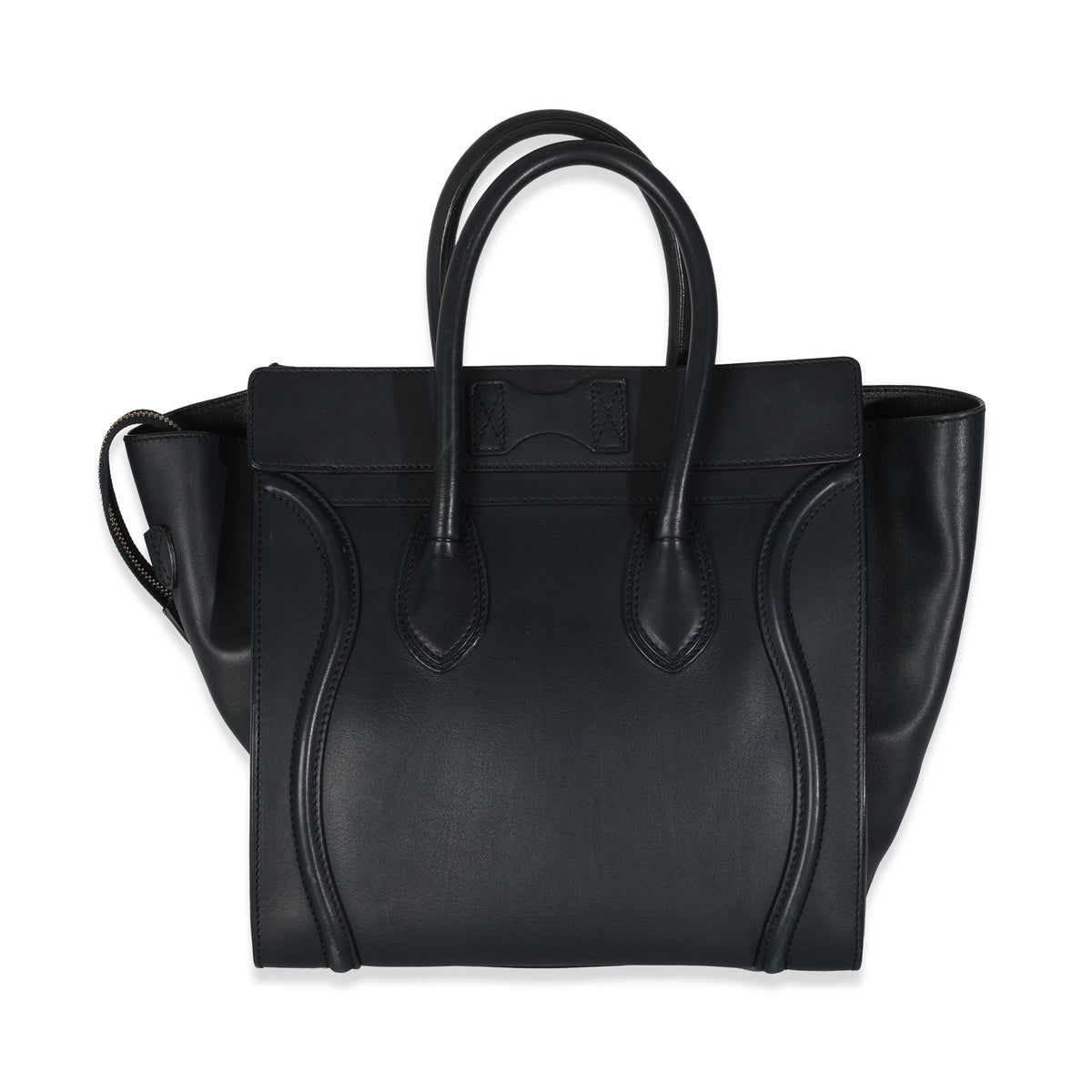 Navy Smooth Calfskin Micro Luggage