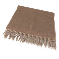 Marron Glace Craie Cashmere Recto Verso Muffler Scarf