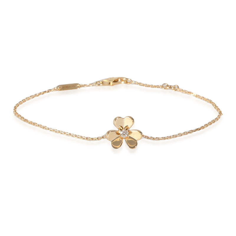 Frivole Diamond Bracelet in 18k Yellow Gold 0.05 CTW