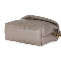 Greyish Brown Y Quilted Calfskin Toy Loulou Crossbody