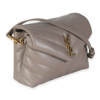 Greyish Brown Y Quilted Calfskin Toy Loulou Crossbody