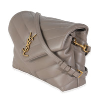Greyish Brown Y Quilted Calfskin Toy Loulou Crossbody