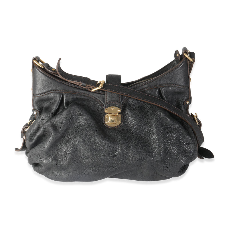 Black Monogram Mahina XS Hobo