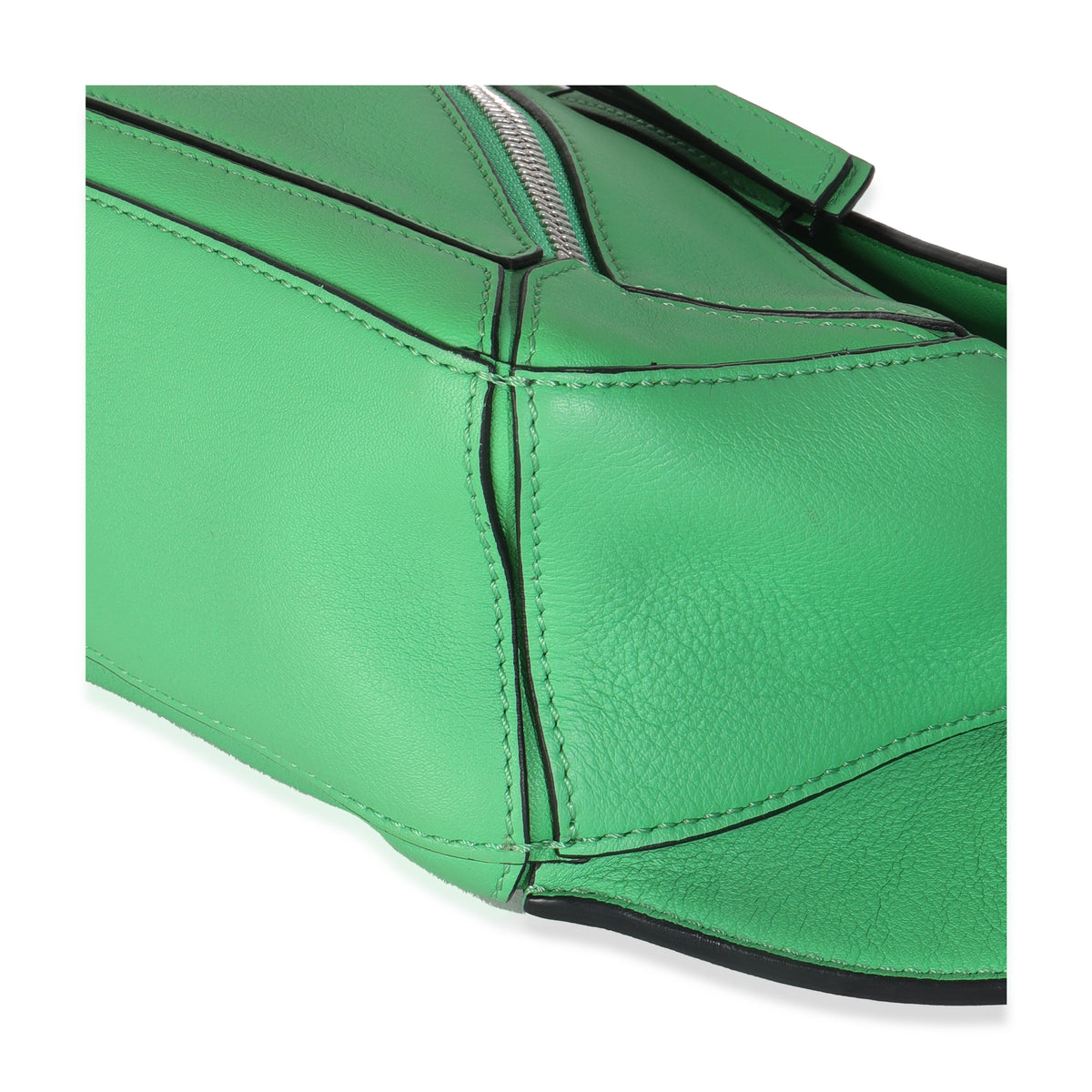 Loewe Jungle Green Calfskin Mini Puzzle Belt Bag Handbag box