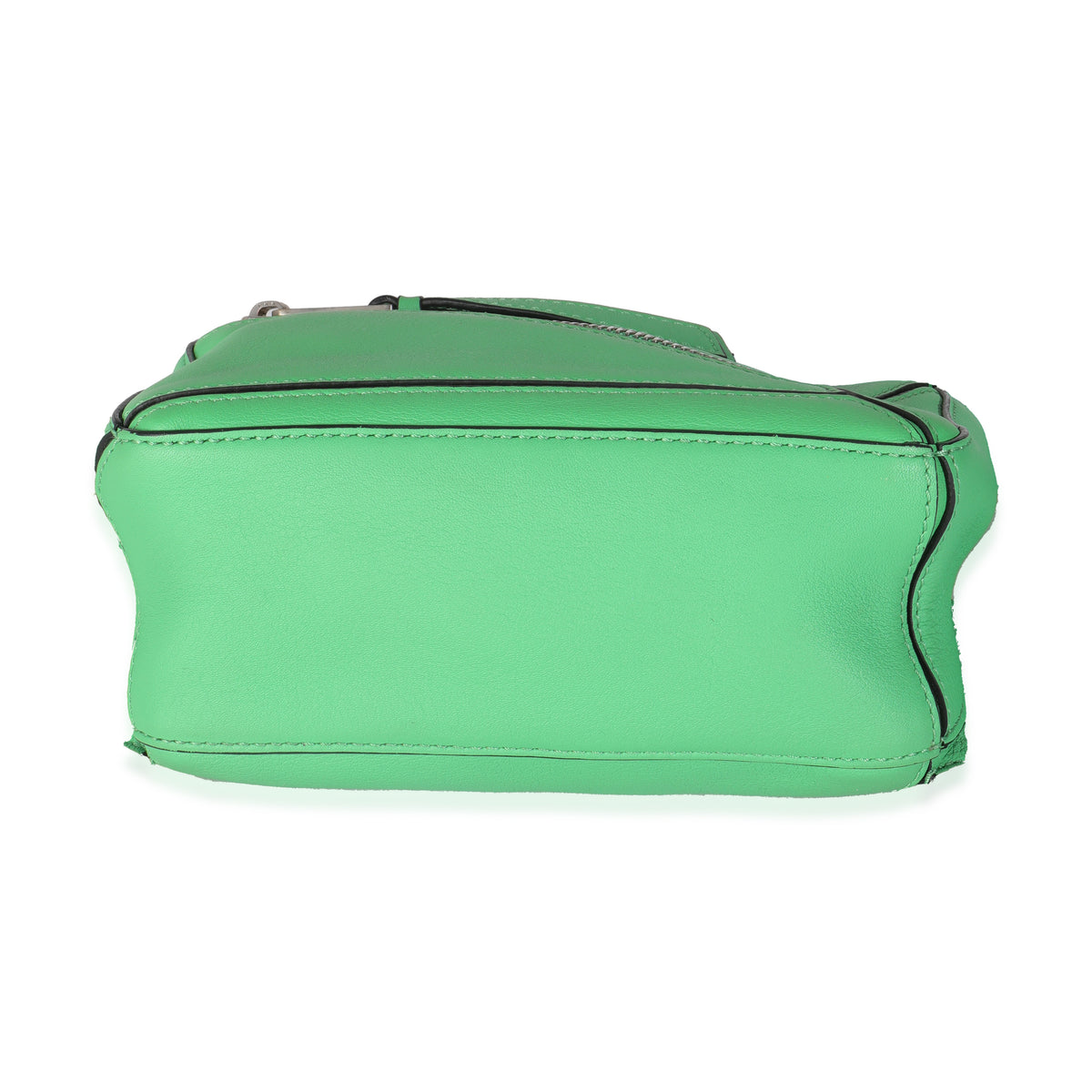Loewe Jungle Green Calfskin Mini Puzzle Belt Bag Handbag stamp