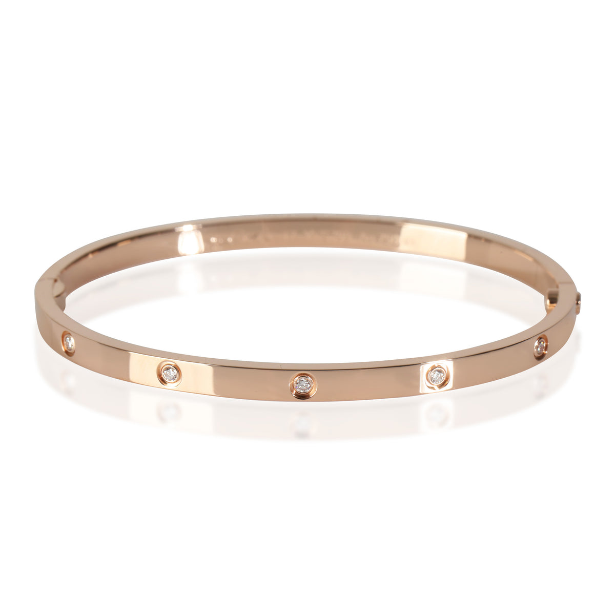 Love Bracelet, Small Model, Diamonds (Rose Gold)