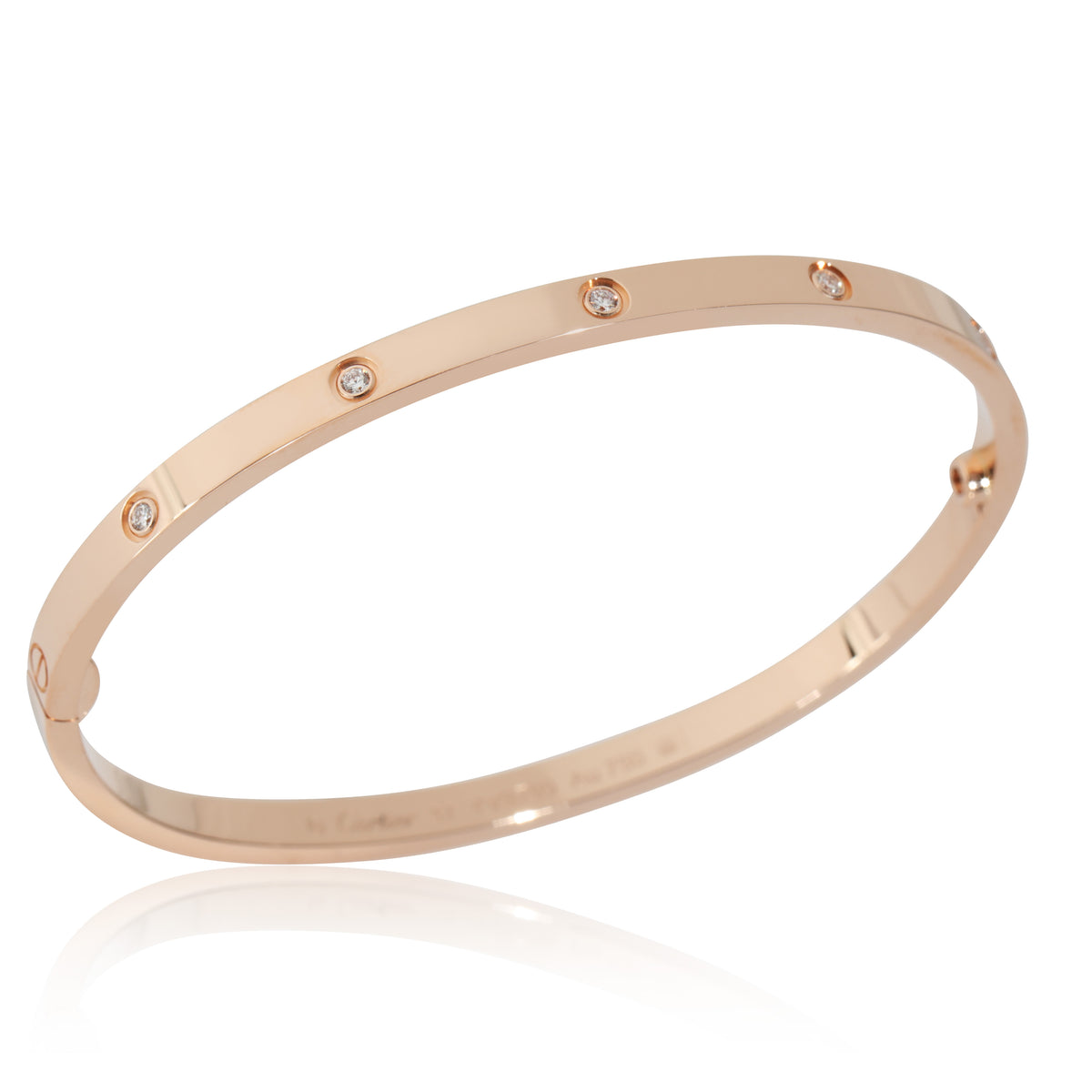 Love Bracelet, Small Model, Diamonds (Rose Gold)