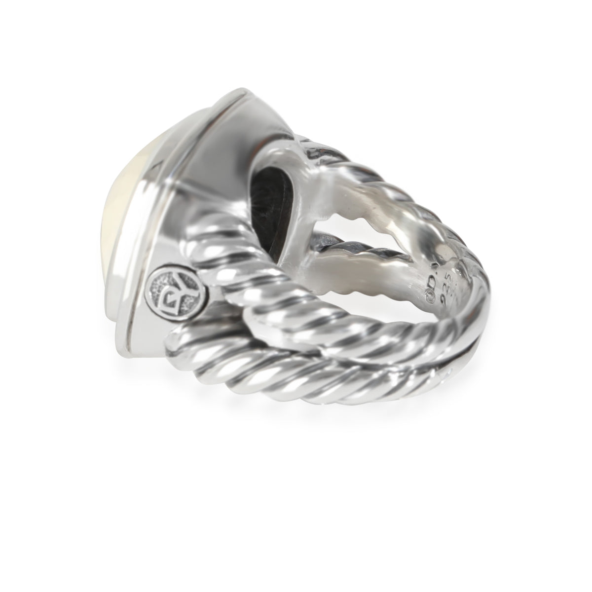 David Yurman Albion Agate Ring in  Sterling Silver bv
