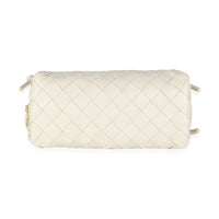 White Intrecciato Nappa Concert Pouch