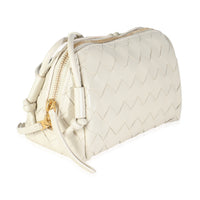 White Intrecciato Nappa Concert Pouch